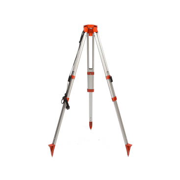 Datum Lightweight Aluminium Tripod is suitable for all small instruments such as Levels and Rotating Lasers and can be adjusted with the clamp locking telescopic legs.