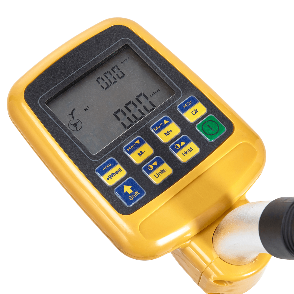 Datum DDRW1 Digital Measure Wheel features advanced technologies to display measurements in various units including cm/m/km/feet/yards.