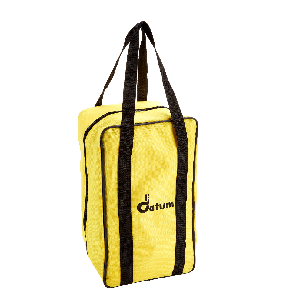 A fully padded nylon washable carrying bag designed to store and keep safe all of your prism station accessories including carrier, tribrach, prism and the prism target.