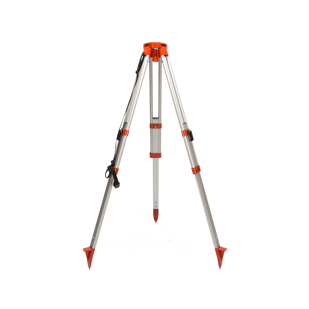 Datum Lightweight Aluminium Tripod is suitable for all small instruments such as Levels and Rotating Lasers and can be adjusted with the clamp locking telescopic legs.